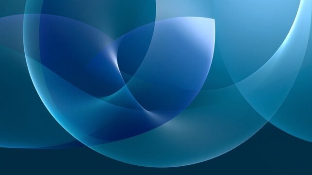 Fondo abstracto formado por lineas curvas en tonos azules