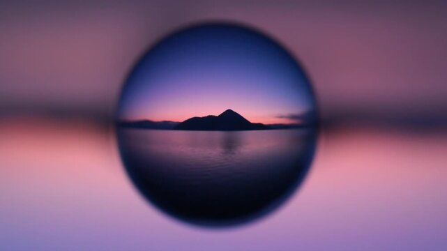 洞爺湖の朝