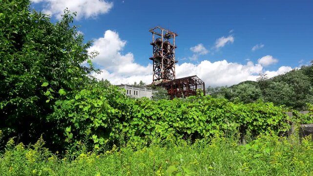旧住友奔別炭鉱立坑櫓