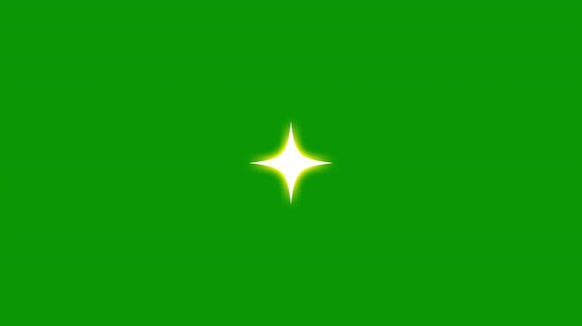 White sparkling stars shine animation, glowing shinning stars, blinking cartoon stars, luxury white glitter sparkles star trail, flat green screen twinkle, 4k star sparkle vector doodles