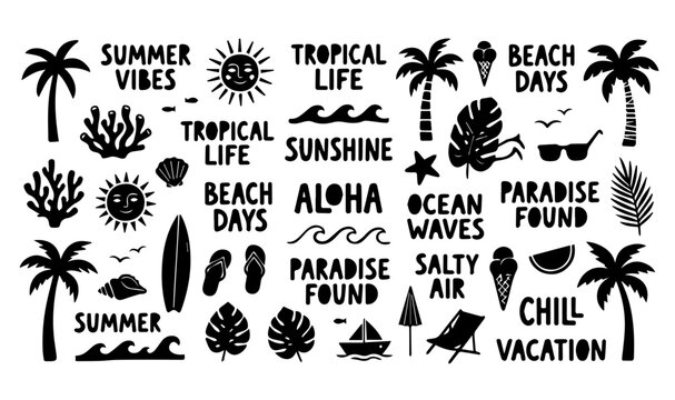 Creative Nautical Brand Logo Emblems with Abstract Sun rays