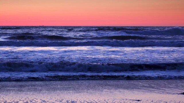 百人浜の朝