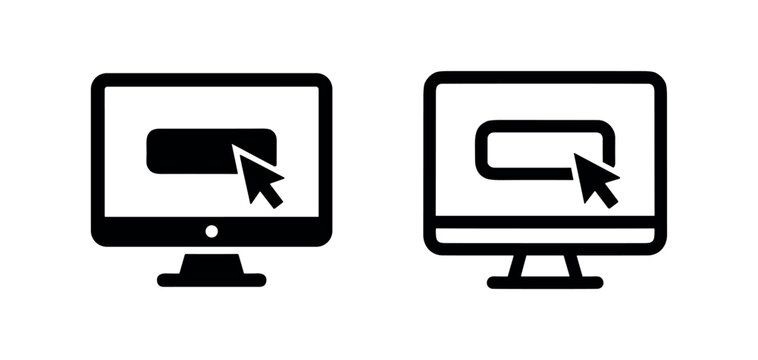 Computer click icon