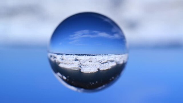 野付半島の流氷