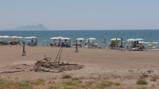 Marina di Latina in the summer, Italy	