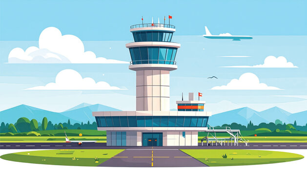 Air Traffic Control Tower Structure.