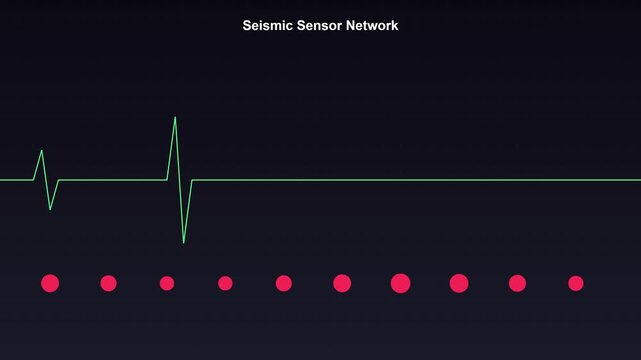 Seismic sensor network data visualization: earthquake monitoring and geological activity analysis