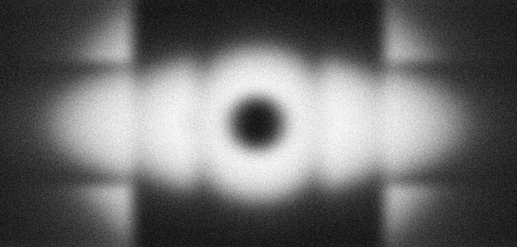Abstract black white grainy geometric background dark eye center