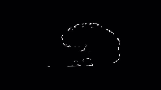 Animated Cartoon Smoke Cloud Puff Effects for Motion Graphics.