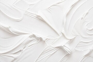 Naklejka premium White cream texture spread across smooth flat surface