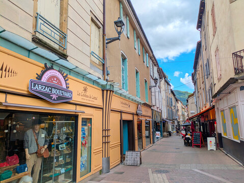 Old Town street Millau France