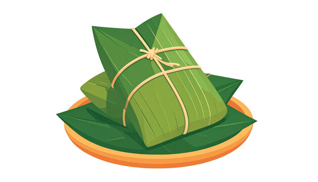Traditional Food Wrapped in Leaves.