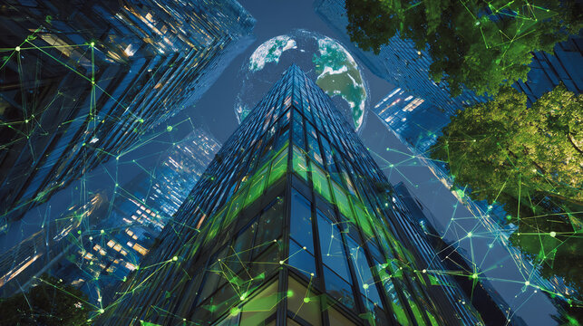 Smart digital Innovation city with connection network reciprocity over the city of future smart wireless digital city and social media networking systems that connects people with in city