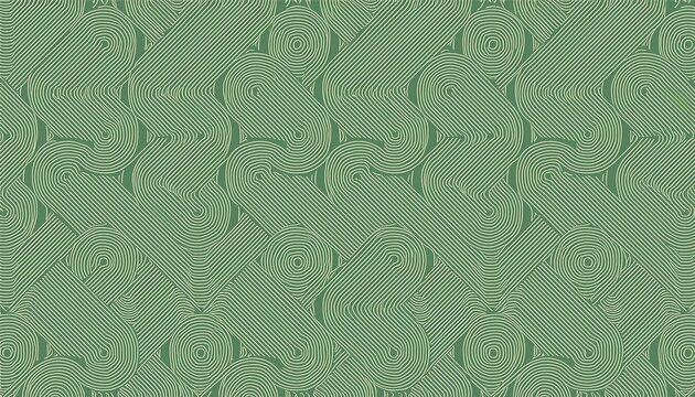 Celadon Green Abstract Oriental Geometry Geometric Contemporary Background With Multiple Wavy Ogee Lines Seamless Vector Pattern For Wallpapers Fabrics Packaging Design Creative Projects