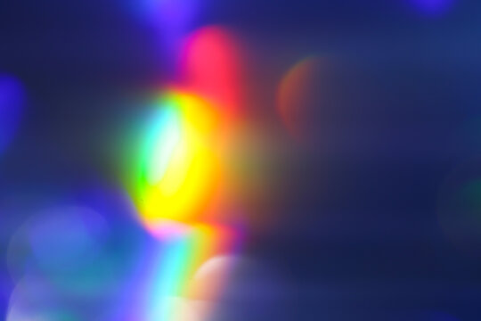 Abstract Rainbow Light Leak Effect for technology design,creative branding,digital art,presentations,posters, music visuals, and contemporary backgrounds.