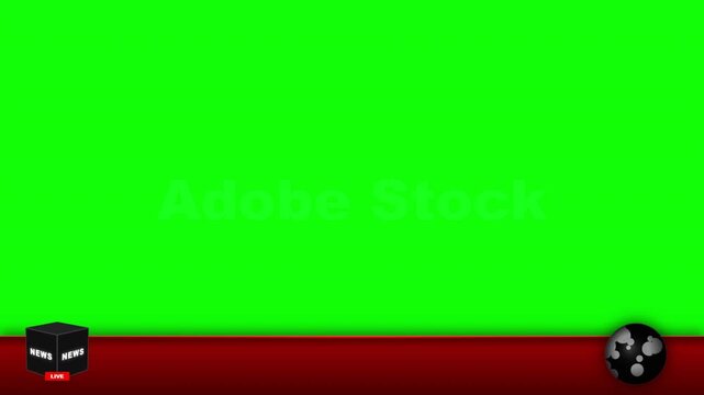 Breaking News Green Screen Professional Broadcast Template for Journalism and Media Reporting