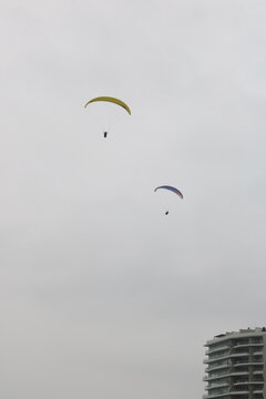 Parapente  em Miraflores, Lima , Peru