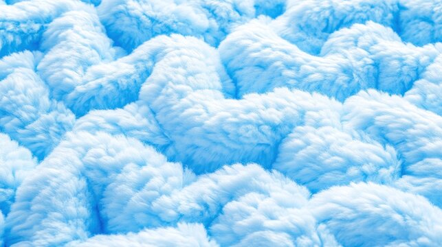 Light blue textured fabric close-up.