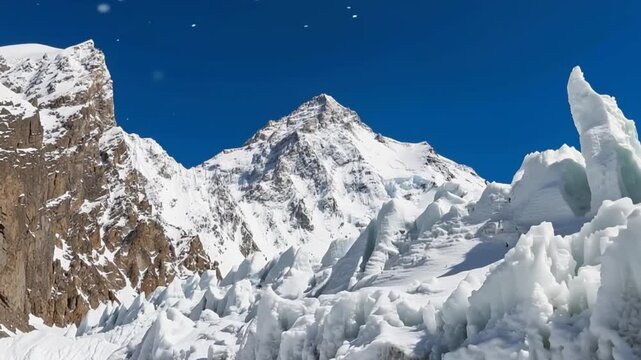 K2 mountain peak, second highest mountain in the world, K2 trek, Pakistan, Asia.