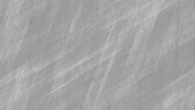 Abstract grey textured background features subtle diagonal white brush strokes suggesting movement or rough concrete surface finish.