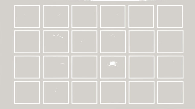 Blank Memory Game Grid with Subtle Texture - Copy Space Background