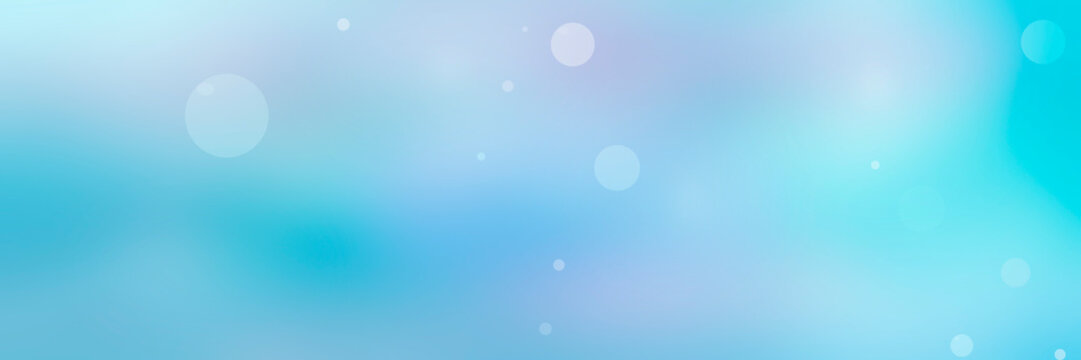 A tranquil blue gradient background with subtle bokeh circles and soft glow, creating a dreamy mood for banners, web headers, and calming brand designs.