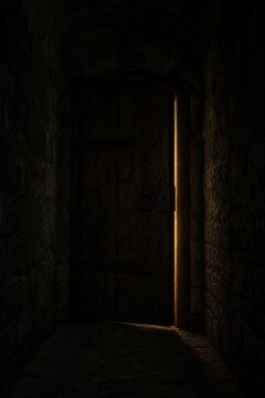 banished. A heavy wooden door closing in a dark corridor, the last light narrowing. real-estate listings.