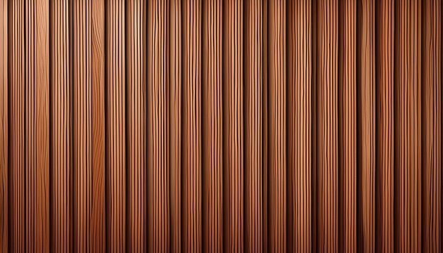 Seamless Brown Vertical Parallel Stripes Pattern Background For Modern Minimalist Wooden Texture And Decorative Architectural Wall