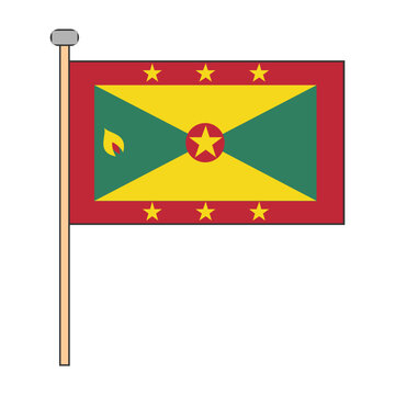 Grenada Flag Pole Design