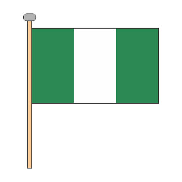 Nigeria Flag Pole Design