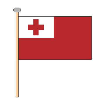 Tonga Flag Pole Design