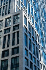 Fototapeta premium Smart Architecture Skeuomorphic Vertical Background 1