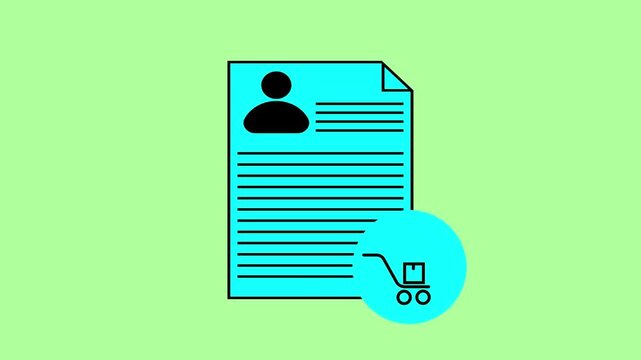Online shopping user profile checkout process resume cv application form.