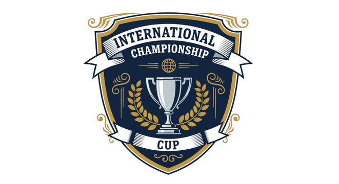 International Championship Cup Trophy Logo.
