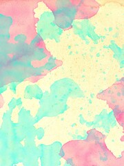 Fototapeta premium Watercolor abstrak on papper texture marbeltone background 