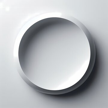 white round frame
