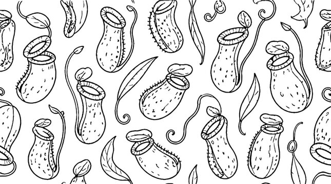Hand drawn pepper and salt shaker illustrations in black and white.