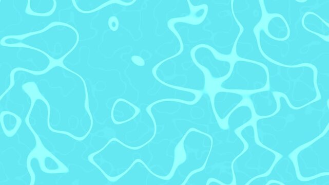 2D water animation, Abstract Water Surface Caustics Background Loop | Swimming Pool Light Reflection