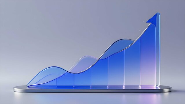 Luxury digital finance analytics using transparent 3d architecture