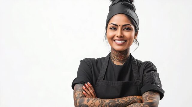 Female police officer smiling face portrait