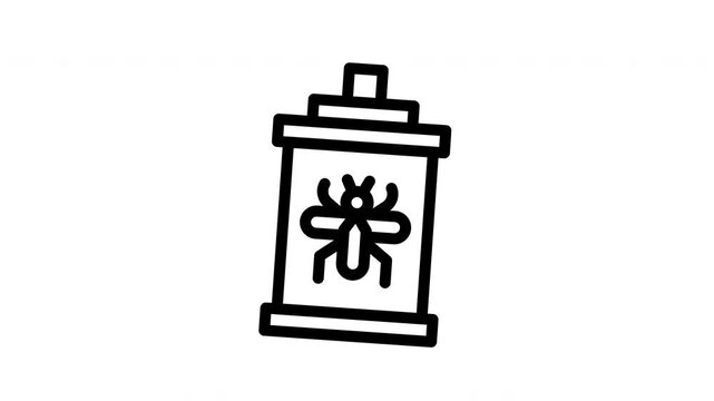 spray minimalist stroke animation