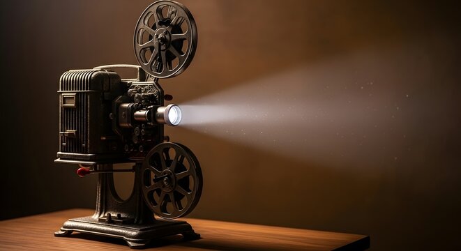 Celebrating world photography day with a vintage film projector