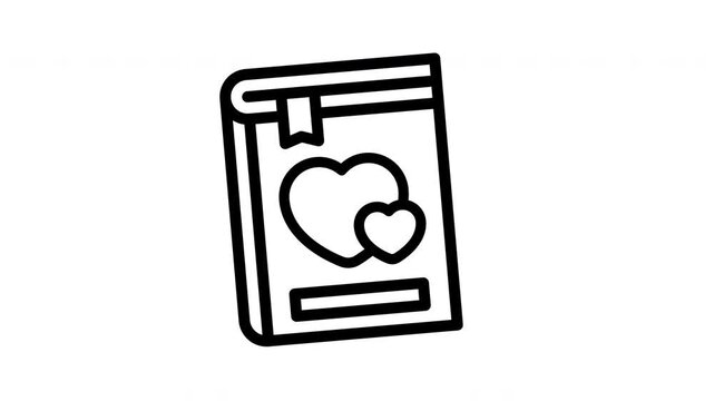 diary minimalist stroke animation