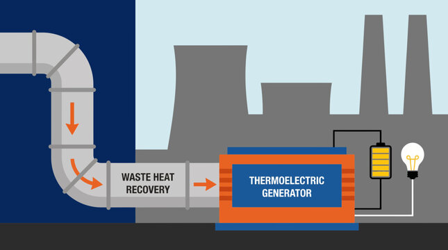 Thermoelectric Generator Waste Heat Recovery Industrial