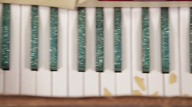 Extreme close up of keys on Accordion - slider across keys_R to L.mov
