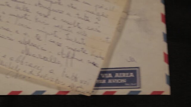 Vintage Airmail Envelopes - left to right