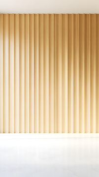 Curtain beige vertical pleat fabric window interior home beige pleated curtain with soft light in minimal room
