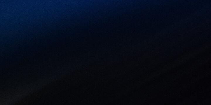 Deep blue abstract background with subtle grain texture and dark vignetting creating moody elegant minimalist visual effect.