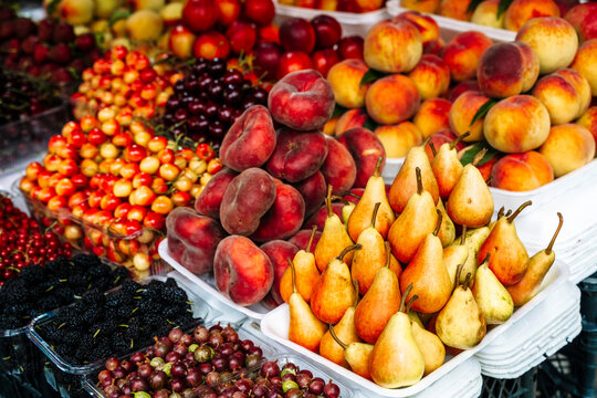 Vibrant assortment of fresh seasonal fruits