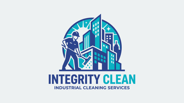 Commercial cleaning services for industrial buildings, ensuring a spotless and professional environment with integrity and quality
